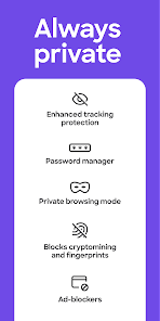 Firefox Fast & Private Browser screenshot 1