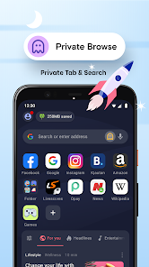 Opera Mini: Fast Web Browser screenshot 2