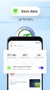 Opera Mini: Fast Web Browser screenshot 4