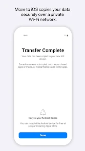 Move to iOS screenshot 2