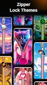 Zipper Lock Screen - ZippyLock screenshot 2
