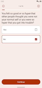 Bipolar Test screenshot 2