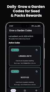 Codes for grow a garden screenshot 4