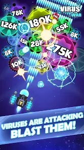 Virus War - Space Shooting screenshot 1