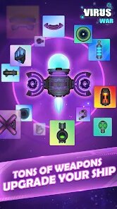 Virus War - Space Shooting screenshot 2