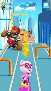 Talking Tom Hero Dash: Ladybug screenshot 2