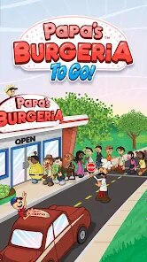 Papa's Burgeria To Go! screenshot 1