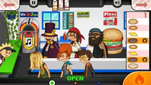 Papa's Burgeria To Go! screenshot 2