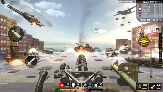World War: Army Battle FPS 3D screenshot 1