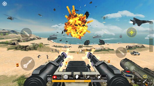 World War: Army Battle FPS 3D screenshot 6
