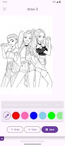 Kpop Demon Draw and Coloring screenshot 6