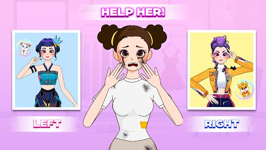 Left or Right: Star Girl Style screenshot 1