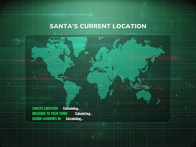 Santa Tracker - (simulated) screenshot 5