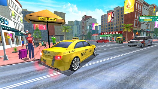 US Taxi Car Parking Simulator screenshot 5