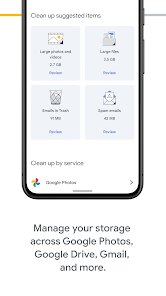 Google One screenshot 2