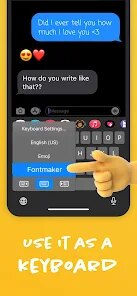 Fontmaker - Font Keyboard App screenshot 3