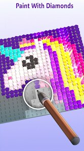 Diamond Painting ASMR Coloring screenshot 2