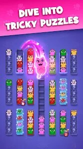 Kitty Sort: Twisted Tails screenshot 3