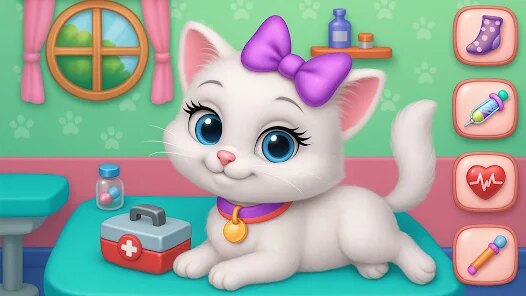 Kitty Daycare Salon Games screenshot 2