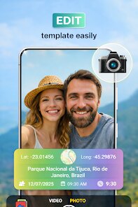 GPS Camera Timestamp & Geotag screenshot 2