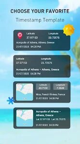 GPS Map Camera - Timestamp screenshot 5