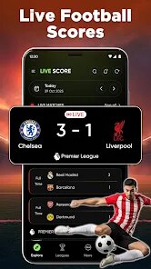 Live Scores: Football Match screenshot 1