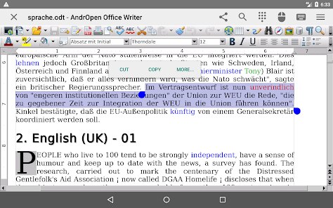 AndrOpen Office screenshot 6
