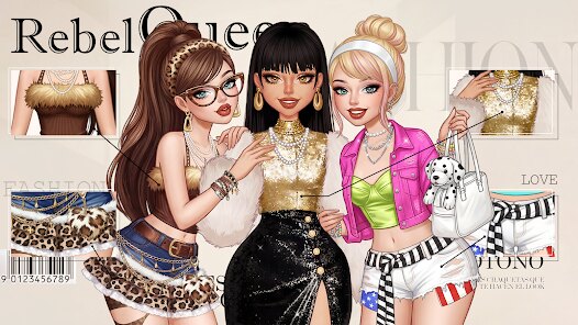 Rebel Glam: Dress Up Games screenshot 2