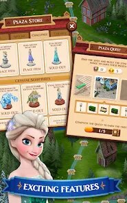 Disney Frozen Free Fall Games screenshot 2