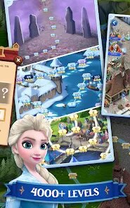 Disney Frozen Free Fall Games screenshot 3