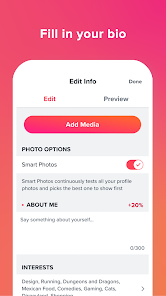 Tinder Dating app. Meet People screenshot 3