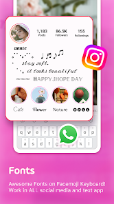 Facemoji:Emoji Keyboard&ASK AI screenshot 4