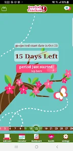 Period Tracker screenshot 1