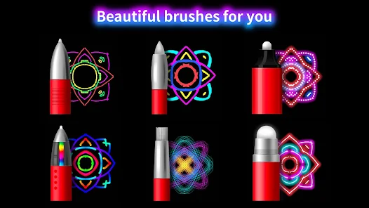 Doodle Master - Glow Art screenshot 1