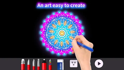 Doodle Master - Glow Art screenshot 2