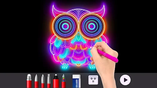 Doodle Master - Glow Art screenshot 4