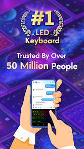 Neon LED Keyboard: RGB & Emoji screenshot 1