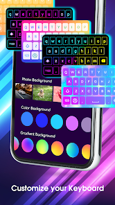Neon LED Keyboard: RGB & Emoji screenshot 4