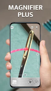 Magnifier Plus with Flashlight screenshot 1