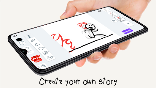 Stickman: draw animation maker screenshot 1