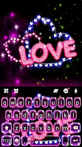 Neon Love Theme screenshot 1