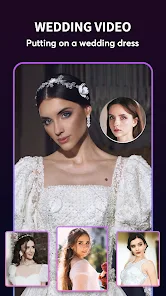 Mivo: Face swap video bride screenshot 1