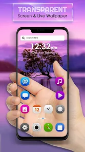 Transparent Live Wallpaper screenshot 1