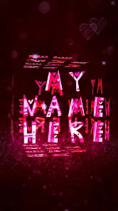 3D My Name Live Wallpaper screenshot 3