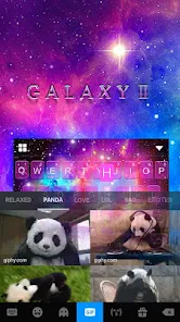 Galaxy Starry Keyboard Backgro screenshot 4