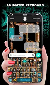 3D Wallpaper Steampunk Energy screenshot 2