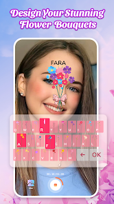 NAMA: Flower language keyboard screenshot 2