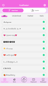 Cool Fonts Keyboard & Themes screenshot 2